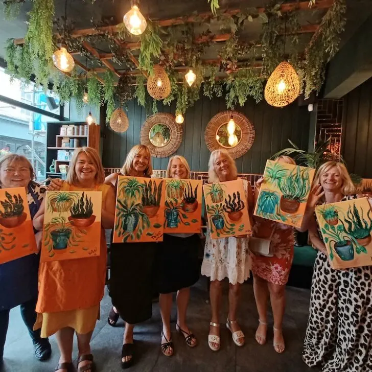 cocktails and canvasses